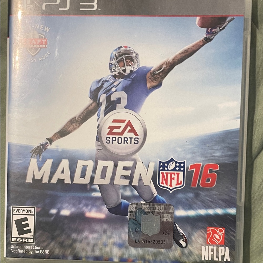 Madden NFL 16 PS3 Game